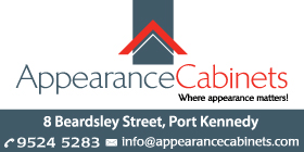 APPEARANCE CABINETS - CABINET MAKERS ROCKINGHAM - 100% LOCALLY MANUFACTURED