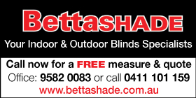 BETTASHADE INDOOR & OUTDOOR BLINDS SPECIALISTS  - ALL AREAS - EXCELLENT PRICES!