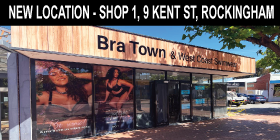 BRA TOWN & West Coast Swimwear 👙❤️NEW LOCATION 1/9 KENT STREET ROCKINGHAM - FITTING SPECIALISTS SIZES 8-30 CUP SIZES AA-K 🛒 SHOP INSTORE OR ONLINE QUALITY AFFORDABLE LINGERIE