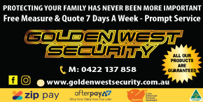 GOLDEN WEST SECURITY AFTERPAY - ZIP PAY - HUMM FINANCE AVAILABLE 