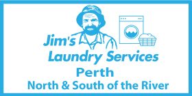 JIM'S LAUNDRY SERVICES PERTH - FREE PICK UP & DROP OFF - NORTH & SOUTH OF THE RIVER