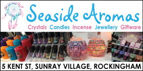 SEASIDE AROMAS - AFTERPAY AVAILABLE LARGE SELECTION OF STOCK INSTORE Clairvoyant and Tarot Readings Rockingham