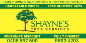 *Shayne's Tree Services - Stump Grinding Port Kennedy Rockingham